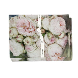 Pöytätabletit 4 kpl setti Peony Pink