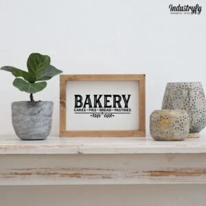 Kyltti, puukehys, Bakery