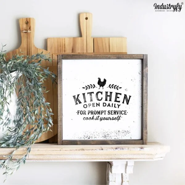 Kyltti, puukehys, Kitchen