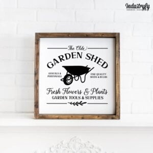 Kyltti, puukehys, The Old Garden Shed